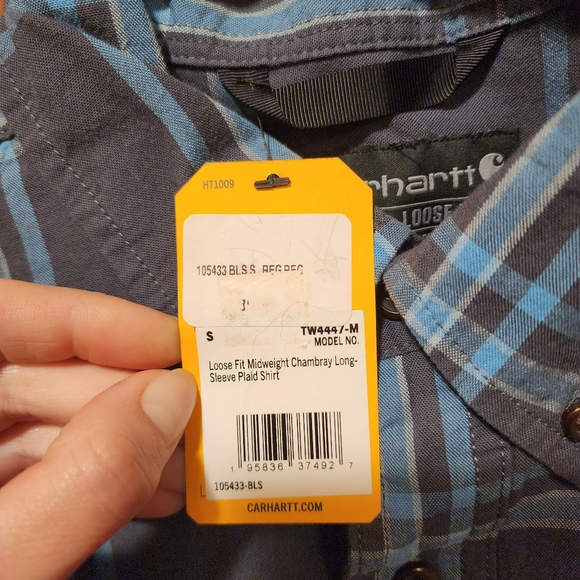 Mens carhartt plaid shirt - Picture 9 of 9